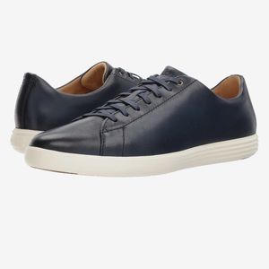 Cole Haan Grand Crosscourt II Leather Sneaker {Navy} 10.5